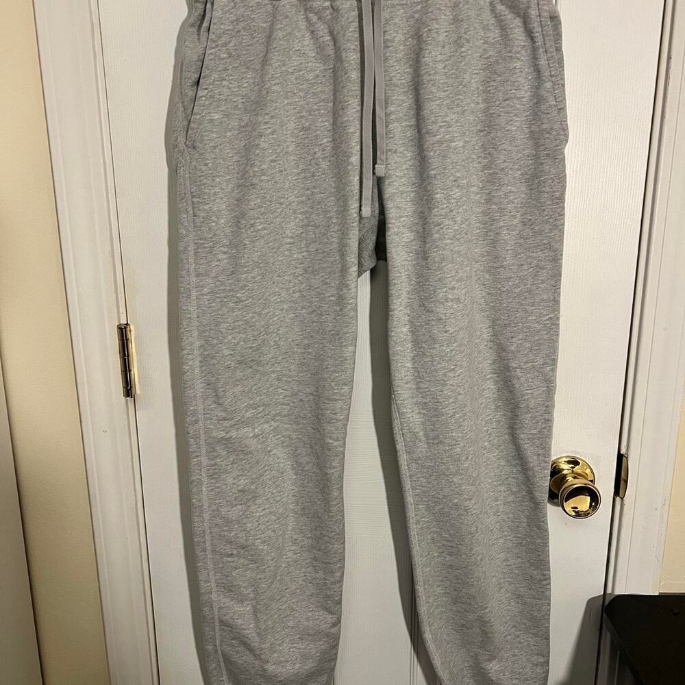 Reigning champ grey sweatpants size